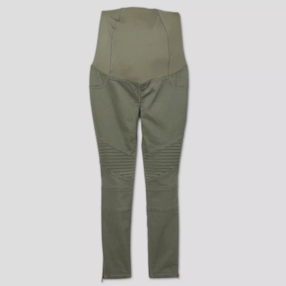 Isabel Maternity Green utility Jegging